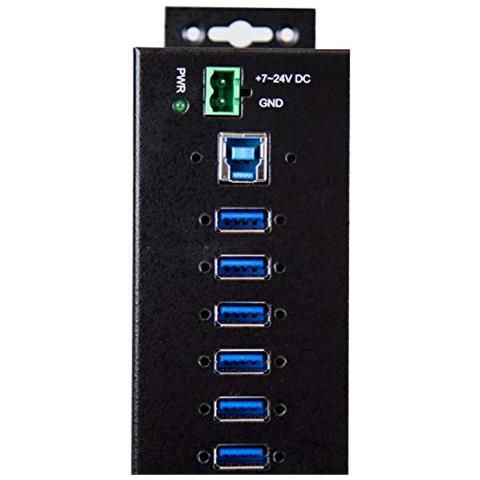 Hub USB 3.0 industriale a 10 porte Adattatore di alimentazione esterno Protezione ESD e sovratensioni a 350W (HB30A10AME)  - Foto 5