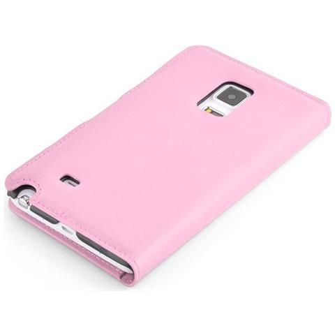 Custodia Compatibile Con Samsung Galaxy Note Edge In Rosa Di Loto - Coperchio Protettiva Con Chiusura Magnetica, Funzione Stand E Tasca Per Le Carte - Foto 2