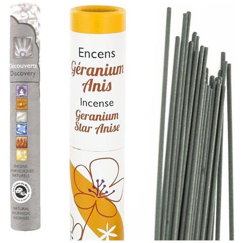 Incenso Geranio-anis + Incenso Naturale Ayurvedico - Foto 2