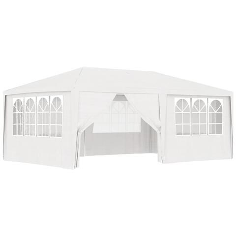 Gazebo Professionale con Pareti 4x6 m Bianco 90 g /m² - Foto 1