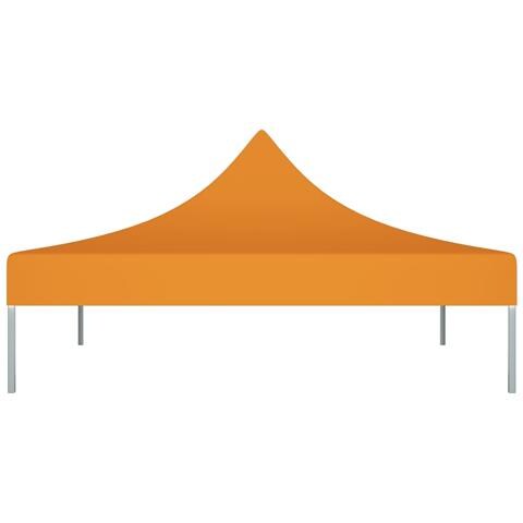 Tetto per Tendone per Feste 3x3 m Arancione 270 g / m² - Foto 2