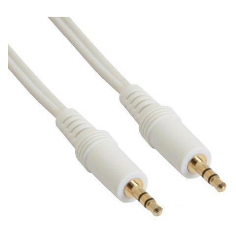 2.5m 3.5mm jack M / M 2.5m 3.5mm 3.5mm Bianco cavo audio - Foto 1