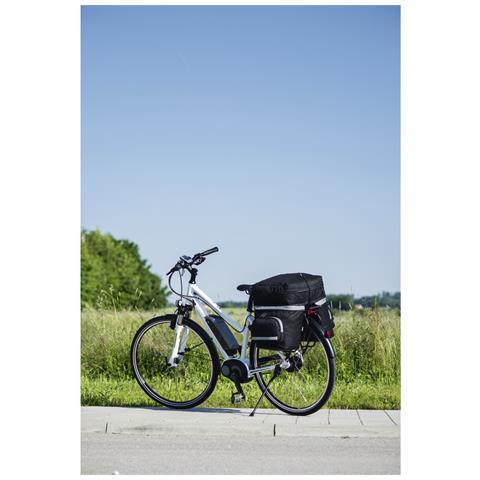 00178117 Cestino e borsa per bicicletta Posteriore Borsa da bicicletta 40 L Poliestere Nero - Foto 2