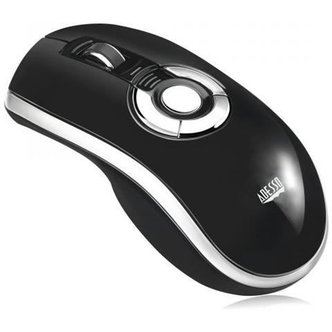 Mouse Wireless iMouse P20 Air Mouse Elite Laser Colore Nero / Argento - Foto 3