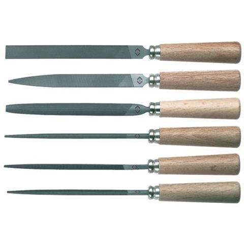 Set Lame per Unghie 6 Pezzi con Impugnatura in Legno - Foto 2