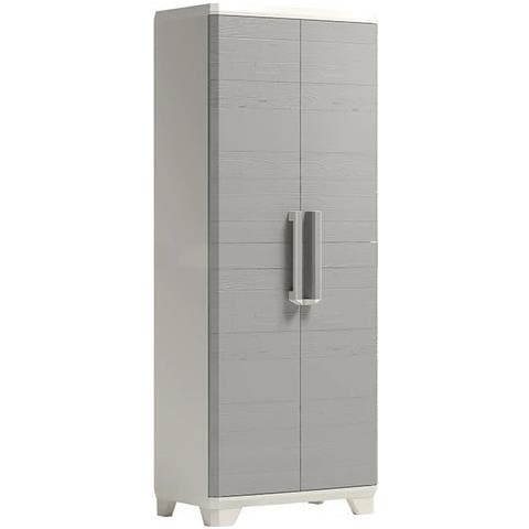 Keter Armadio Linear Wood Alto 9724300 173x39x68 Esterno-interno - Foto 1