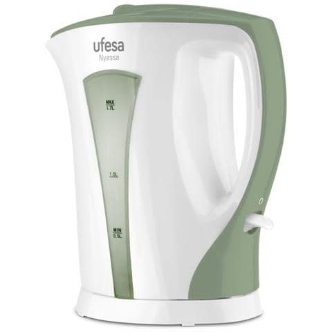 Bollitore Elettrico Nyassa Capacità 1.7 Litri Potenza 2200 Watt Colore Bianco Verde - Foto 3