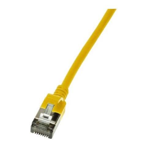 Logilink Slim U/ftp Cavo Di Rete Giallo 0,3 M Cat6a U/ftp [stp] (kabel Lan U/ftp [patchkabel] Slim Cat6 0,3m Yellow) - Foto 1