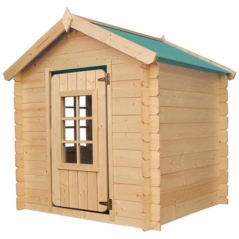 Casetta Per Bambini - Casetta Giardino - Casetta In Legno L111xl113xa121cm / 0,9 M2 - Casetta Da Gioco Da Esterno - M570z-1 (tetto Verde) - Foto 2