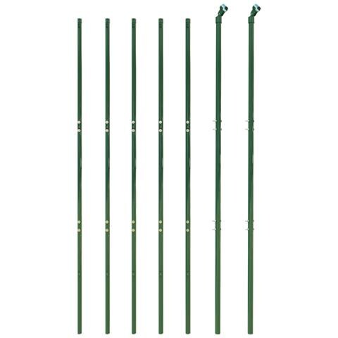Recinzione Metallica Con Picchetti Ancoraggio Verde 1,4x10 M - Foto 2