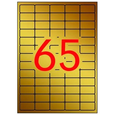 Etichette Per Stampante Apli Metallizzato 38,1 X 21,2 Mm 20 Foglie - Foto 2