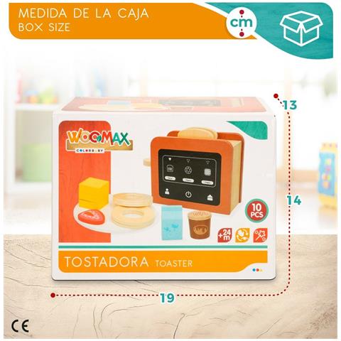 Tostapane Giocattolo 10 Pezzi 18,5 X 12,5 X 7,5 Cm (4 Unità) - Foto 2