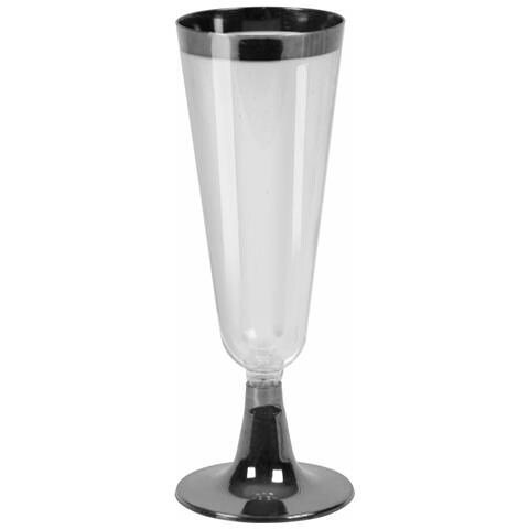 Calici Da Champagne Riutilizzabili Algon Nero 36 Unità 150 Ml (3 Pezzi) - Foto 2