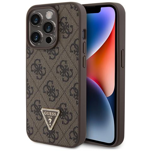 Cover Per Iphone 15 Pro Triangle Diamond 4g, Marrone - Foto 2