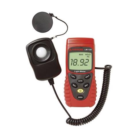 Luxmetro Digitale LM-120 Nero Rosso - Foto 4
