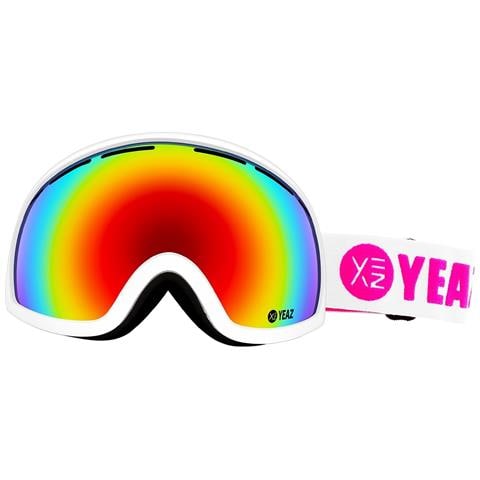 Maschera Peak Occhiali Da Sci E Snowboard Rosso /bianco - Foto 2