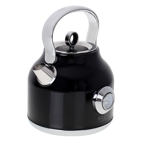 AD 1346B bollitore elettrico 1,7 L 2200 W Nero, Metallico - Foto 2