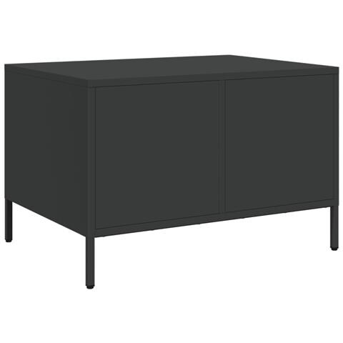 Mobile Tv Nero 68x50x43,5 Cm In Acciaio Laminato A Freddo - Foto 2