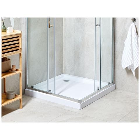 Piatto Doccia Ampay 80 X 80 X 7 Cm Bianco - Foto 1