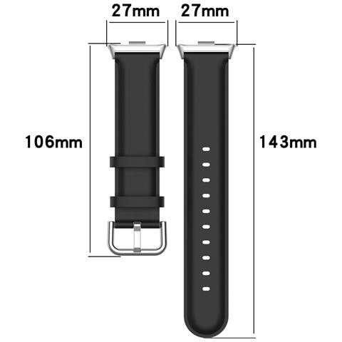 Cinturino In Pelle Per Xiaomi Smart Band 9 Pro Black - Foto 2