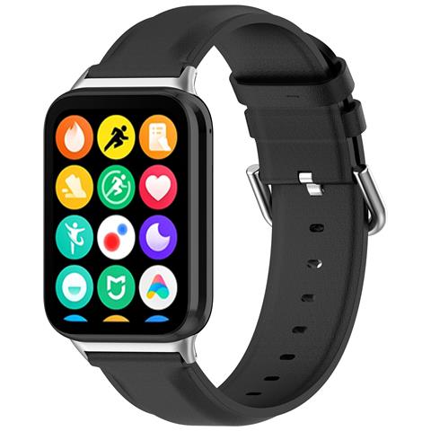 Cinturino In Pelle Per Xiaomi Smart Band 9 Pro Black - Foto 7