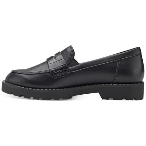 Black Casual Closed Loafers Mocassino Sintetico E Tessile Scarpe Donna Nero Eu 38, 1-24312-41 020 - Foto 3