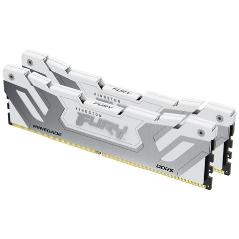 FURY 48GB 8400MT /s DDR5 CL40 CUDIMM (Kit da 2) Renegade White XMP - Foto 1