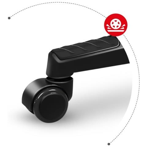 FORCE 4.4 CARBON Sedia da gaming per PC Seduta a dondolo (culla) Nero, Carbonio - Foto 2