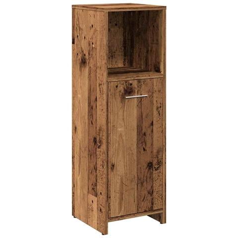 Mobile Da Bagno Legno Antico 30x30x95 Cm In Legno Multistrato - Foto 2