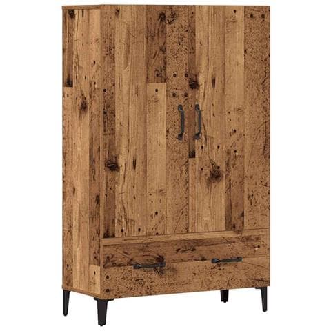 Credenza Legno Antico 70x31x115 Cm In Legno Multistrato - Foto 1