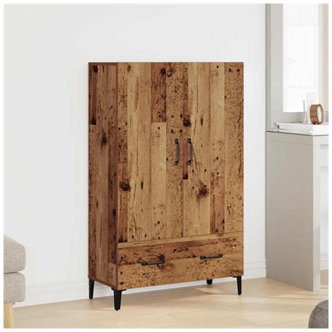 Credenza Legno Antico 70x31x115 Cm In Legno Multistrato - Foto 2