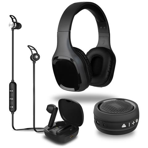 BTC-413 cuffia e auricolare Wireless A Padiglione, In-ear Musica e Chiamate Bluetooth Nero - Foto 1