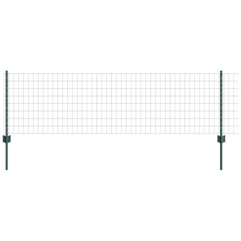 vitaXL Recinzione Euro con 22 Posti Verde 0,6x50 m Acciaio - Foto 1