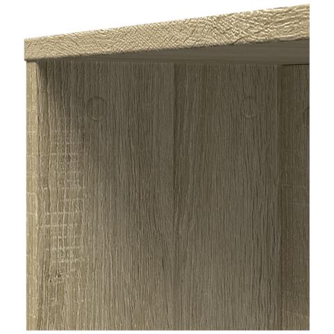 Armadietto da Bagno Stretto con Ruote Rovere Sonoma Truciolato - Foto 9