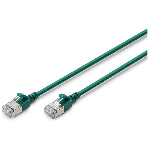 Cavo patch CAT 6A F-FTP Slim, 1,5 m, verde - Foto 1