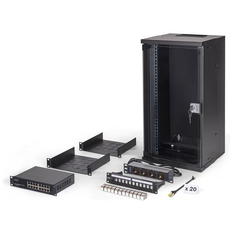 Set di rete SOHO Pro, 254 mm (10") - 12U, 315 x 300 mm (L x P) - Foto 1