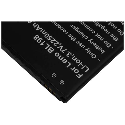 Batteria Compatibile Per Smartphone Lenovo Bl198 Li-ion 3.7v 2250mah 8,3 Wh - Foto 2
