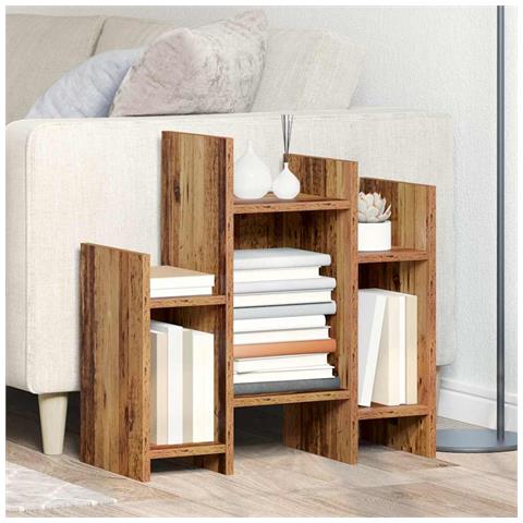 Mobile laterale Legno vecchio 60 x 26 x 60 cm Legno multistrato - Foto 2