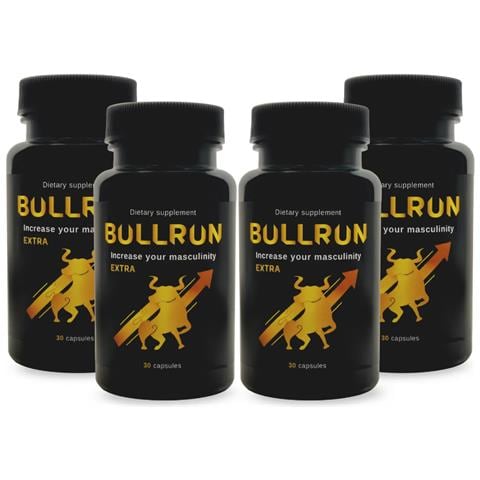 4x Bullrun 30 Supporto Naturale Per La Mascolinità - Foto 1
