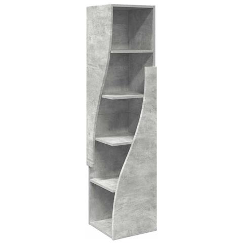 Mobile angolare Bianco 32x32x140cm Legno multistrato - Foto 1