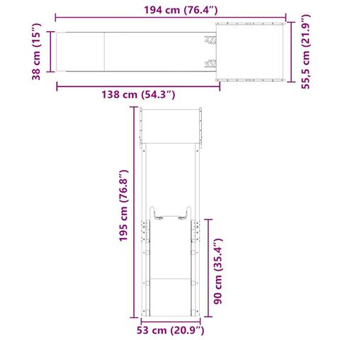 Set da Gioco da Esterno in Legno di Pino Impregnato - Foto 9