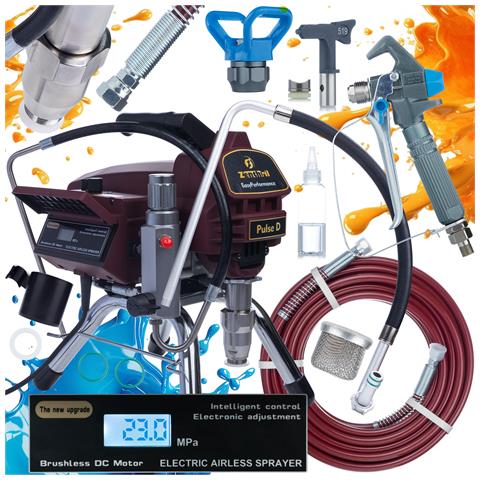 Pompa A Pistone Zenthril Pulse D 2000w - 20mpa, 2l /min | Tecnologia Easyperformance | Vernici A Base D'acqua E Solvente - Foto 1