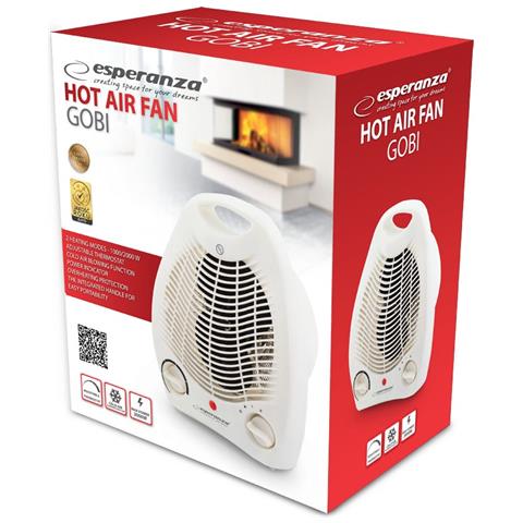 Ehh011 Riscaldatore Per Interni Bianco 1000/2000 Watt - Foto 1