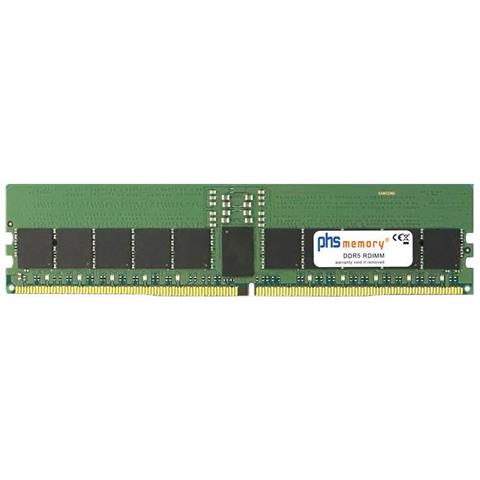 Memoria Phs Memoria Ram Da 16 Gb Compatibile Con Supermicro Superserver Sys-211gt-hntf Ddr5 Rdimm 4800 Mhz Pc5-38400-r (sp521534) - Foto 1