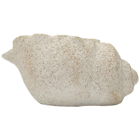 Vaso Decorativo Shell Sand In Magnesite Effetto Pietra - Foto 1