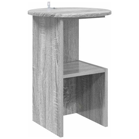 Tavolo laterale Grigio Sonoma Ø 39,5 x 55 cm - Foto 1