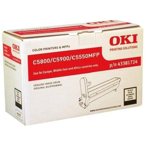 43381724 Tamburo di Stampa Nero per C5800 / C5900 - Foto 3