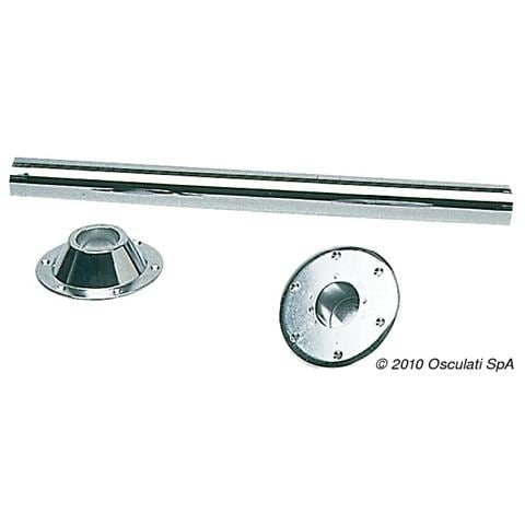Gamba tavolo inox 700 mm acciaio a specchio - Foto 1
