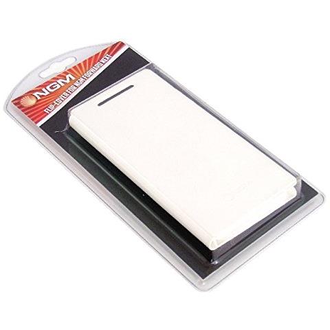 Mobile Cover In Similpelle Bianca Con Flip Originale Per Forward Next Flip-next / b - Foto 1