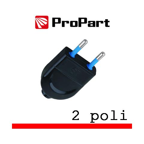 Spina 10a 2 Poli Nera Polybag - Foto 1